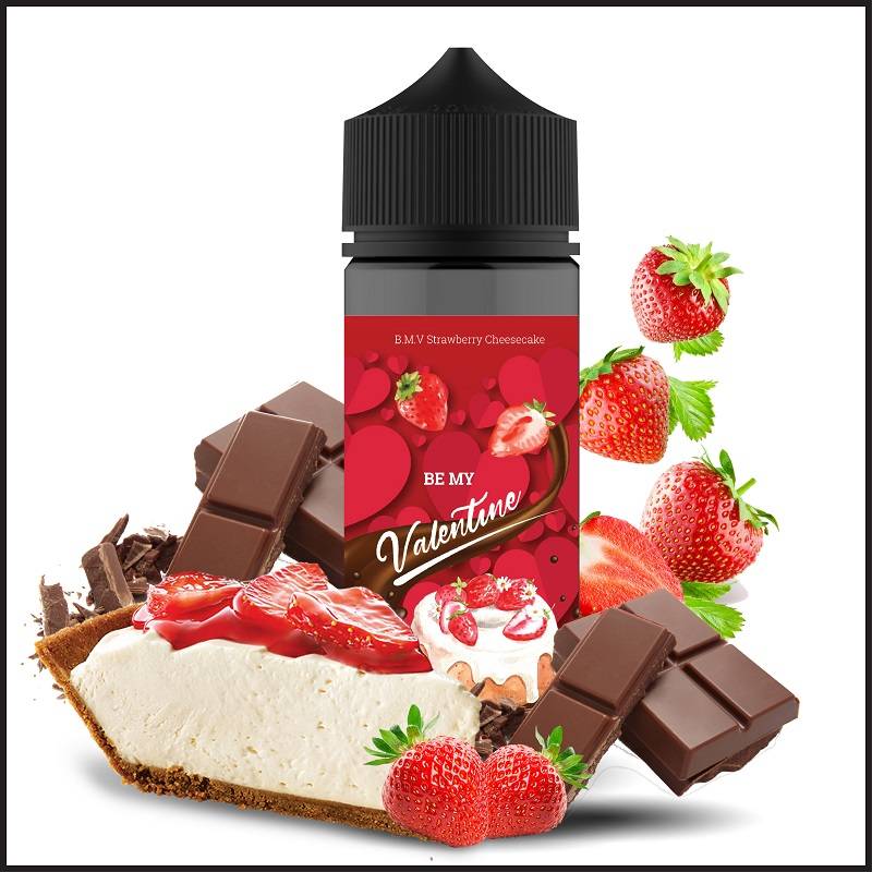 BE MY VALENTINE SHOT 120ML - Strawberry Cheesecake